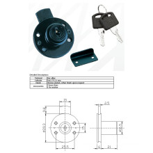 Black Drawer Lock, Rond Drawer Lock, Drawer Lock, Al-610b-40